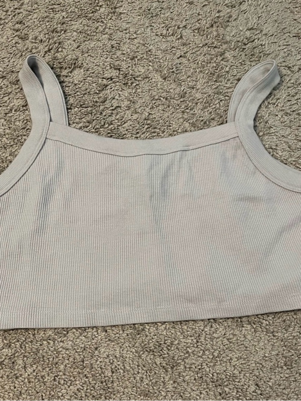 🌸4 for $10🌸 wild fable Beige Ribbed Crop Tank